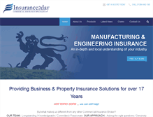 Tablet Screenshot of insurance2day.co.uk